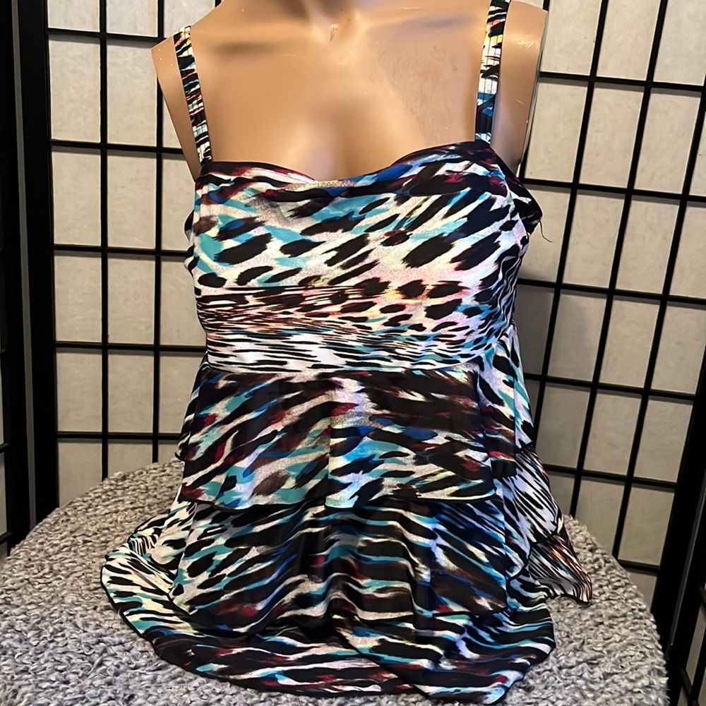 NWT Swim by Cacique Tankini Size 16